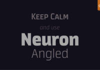 Neuron Angled Family Font - Featured Image
