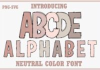 Neutral Alphabet Font - Featured Image