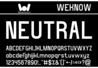 Neutral Font - Featured Image