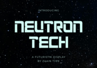 Neutron Tech Font - Featured Image