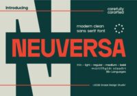Neuversa Font - Featured Image