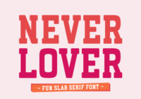 Never Lover Font - Featured Image