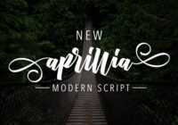 New Aprillia Font - Featured Image