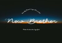 New Brother Font - Featured Image