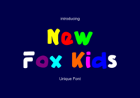 New Fox Kids Font - Featured Image