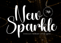 New Sparkle Font - Featured Image