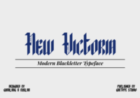 New Victoria Font - Featured Image