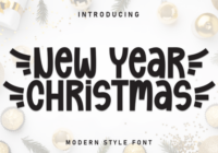 New Year Christmas Font - Featured Image