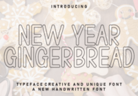 New Year Gingerbread Font - Featured Image