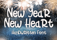 New Year New Heart Font - Featured Image