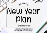 New Year Plan Font - Featured Image