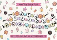 New Years Bracelet Font - Featured Image