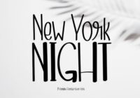 New York Night Font - Featured Image
