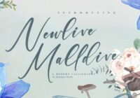 Newlive Malldive Font - Featured Image