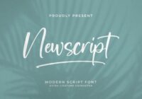 Newscript Font - Featured Image