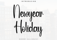 Newyear Holiday Font - Featured Image