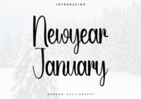 Newyear January Font - Featured Image