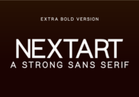 Nextart Extra Bold Font - Featured Image