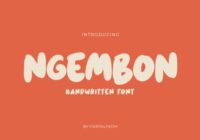 Ngembon Font - Featured Image