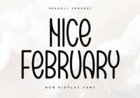 Nice February Font - Featured Image
