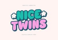 Nice Twins Font - Featured Image