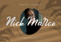 Nick Marco Font - Featured Image