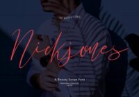 Nickjones Font - Featured Image
