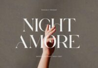 Night Amore Font - Featured Image