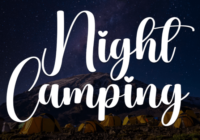 Night Camping Font - Featured Image