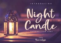 Night Candle Font - Featured Image