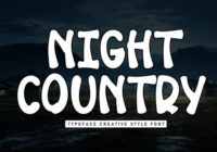 Night Country Font - Featured Image
