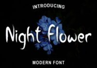 Night Flower Font - Featured Image