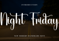 Night Friday Font - Featured Image