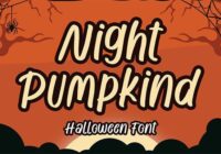 Night Pumpkind Font - Featured Image