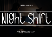 Night Shift Font - Featured Image
