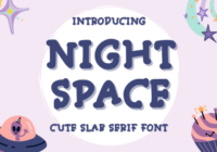 Night Space Font - Featured Image