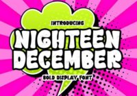 Nighteen December Font - Featured Image