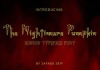 Nightimare Pumpkin Font - Featured Image