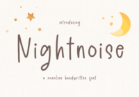 Nightnoise Font - Featured Image
