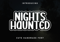 Nights Haunted Font - Featured Image