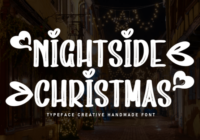 Nightside Christmas Font - Featured Image