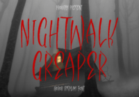 Nightwalk Greaper Font - Featured Image