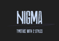 Nigma Font - Featured Image