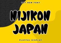 Nijikon Japan Font - Featured Image