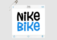 Nike Bike Font - Featured Image