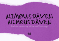 Nimous Daven Font - Featured Image