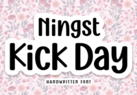 Ningst Kick Day Font - Featured Image