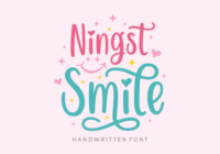 Ningst Smile Font - Featured Image