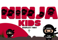 Ninja Kids Font - Featured Image
