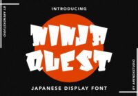 Ninja Quest Font - Featured Image